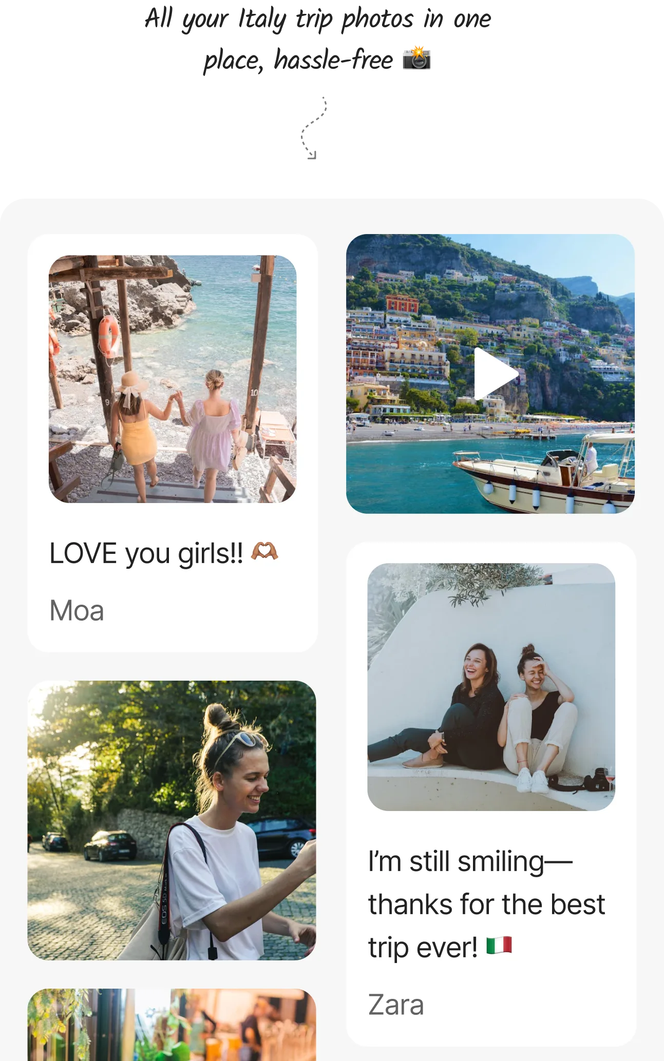 Effortless group photo sharing made simple